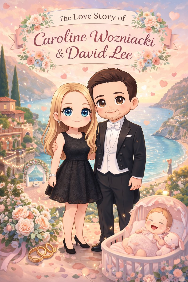 Caroline & David: Courts, Beaches, and Tuscany