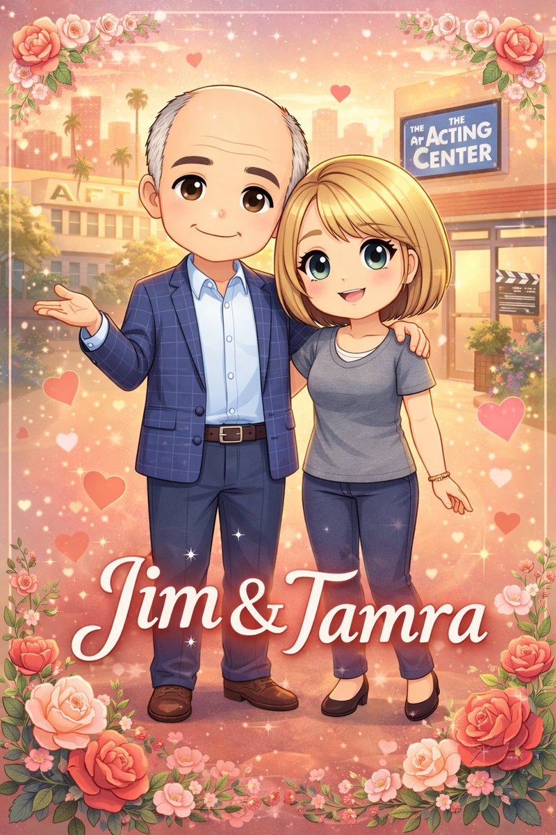 Jim and Tamra at Center Stage