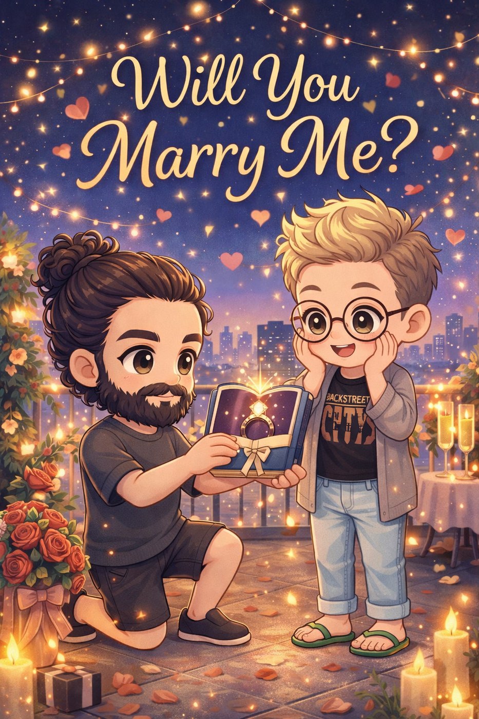 Cupidoodle personalized storybook cover